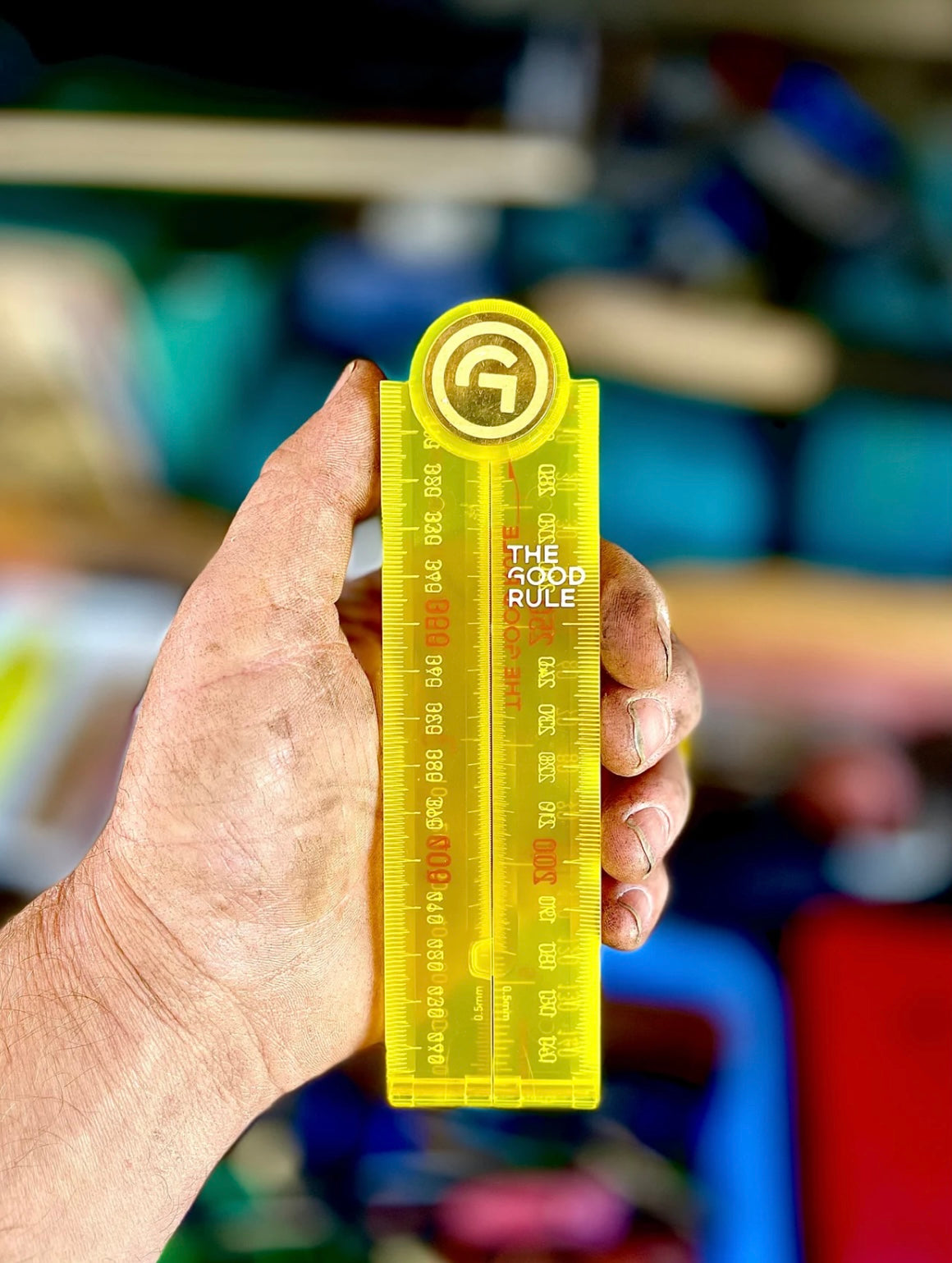 Édition laser ! Règle de chantier pliable de 600 mm The Good Rule (métrique)