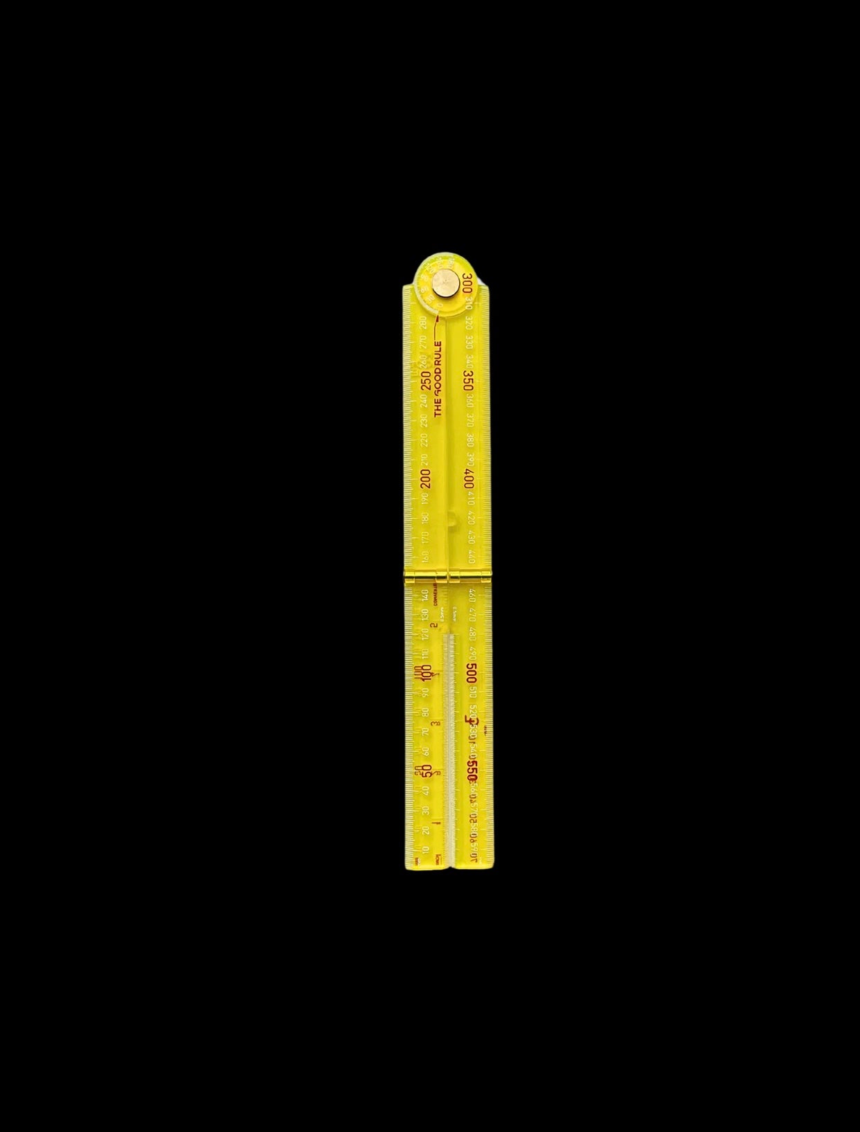 Édition laser ! Règle de chantier pliable de 600 mm The Good Rule (métrique)