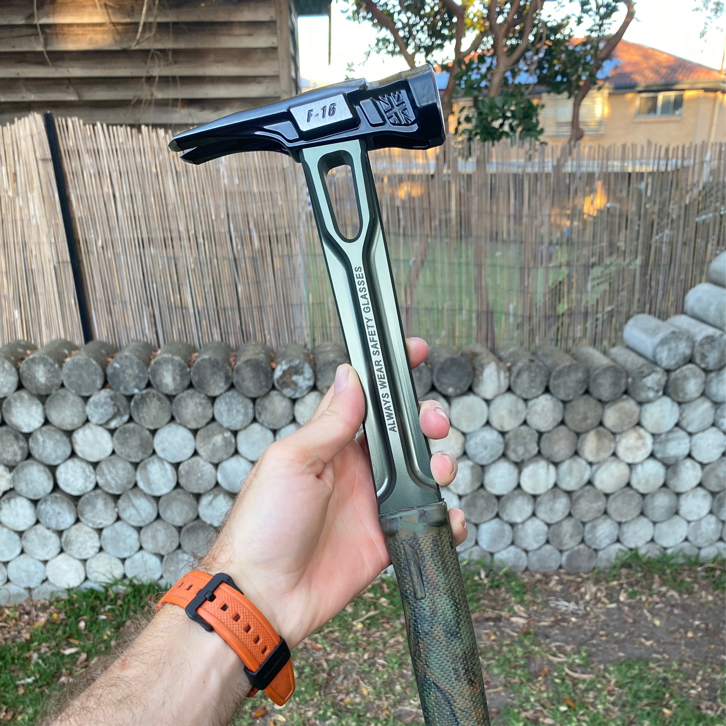 Complete Raptor Aluminium hammer! Camo - Military Green - Black