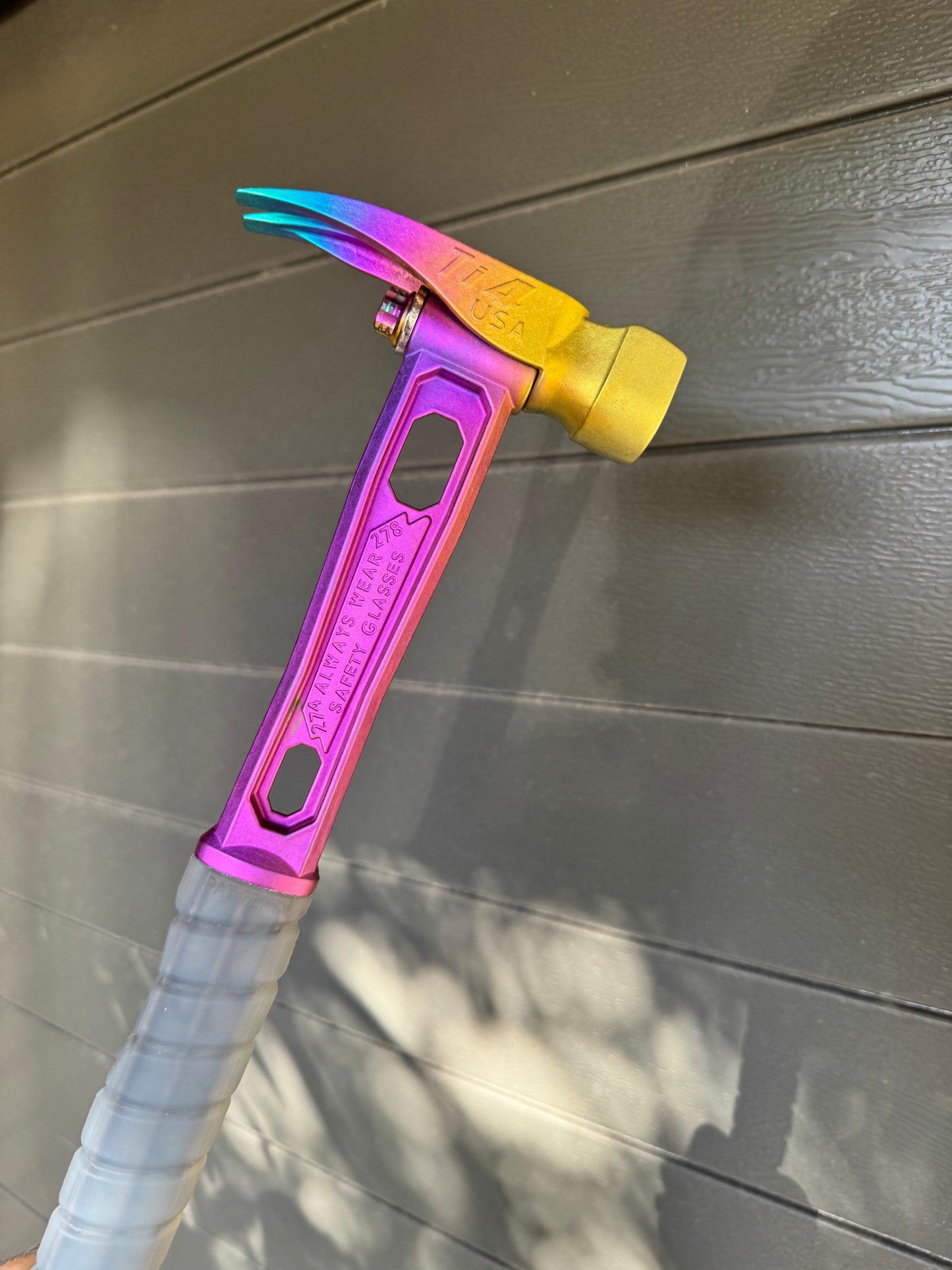 Martinez M4 - Purple with Rainbow Ti4 titanium head