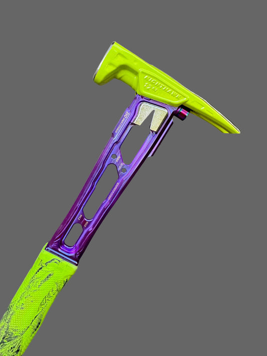 Lightweight Nighthawk Joker with Green Grip 15oz green head and 14.5" titanium handle