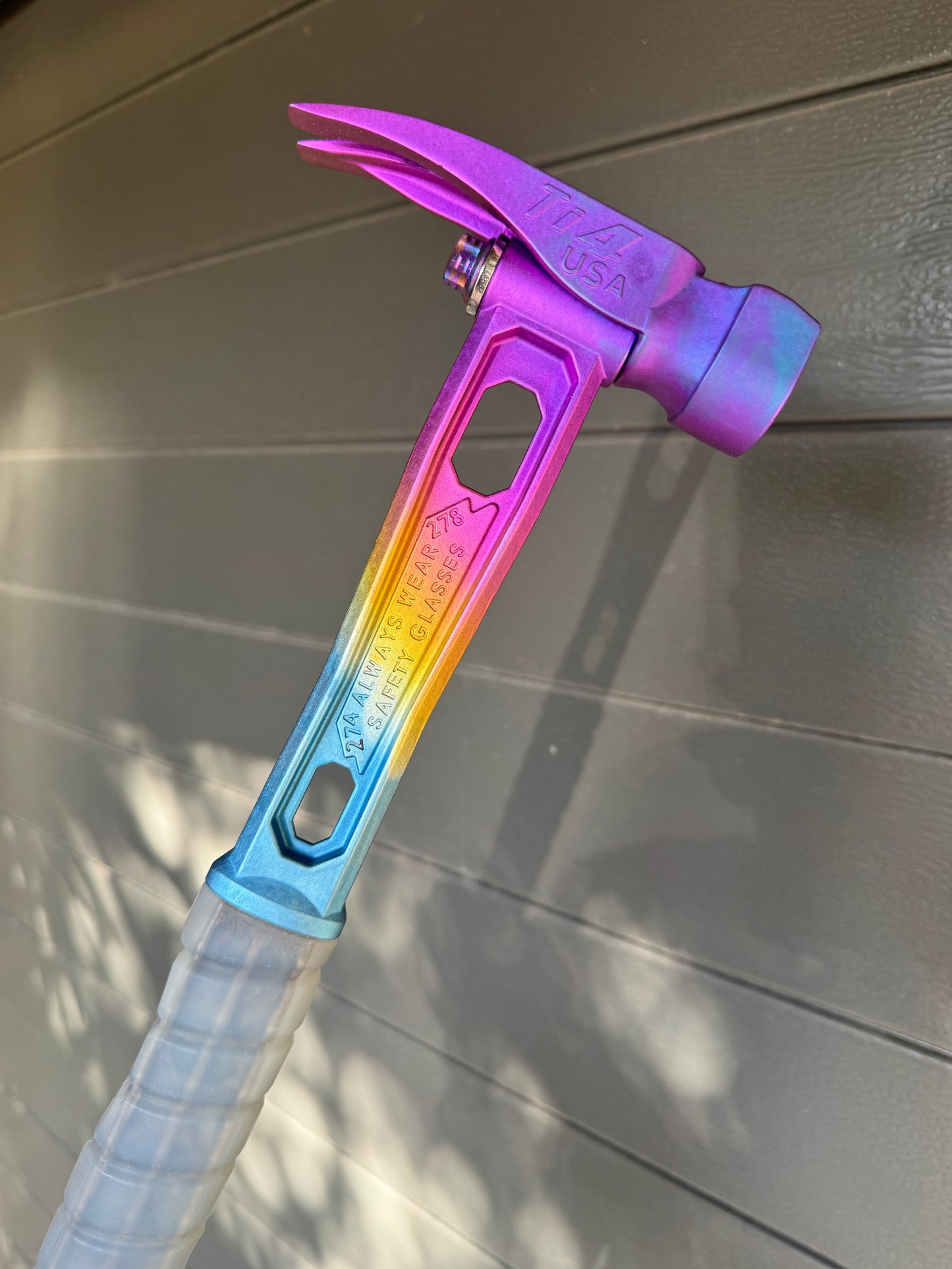 Martinez M4 - Rainbow with purple Ti4 titanium head