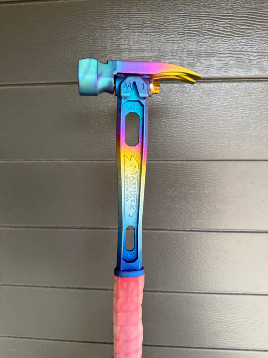 Ti4 Titanium Head M1 Handle Rainbow Martinez