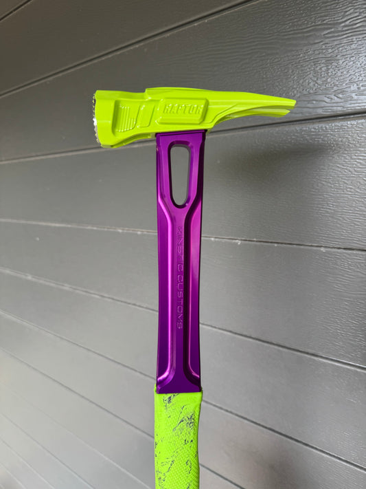Raptor Joker 16" Purple handle Green Head.