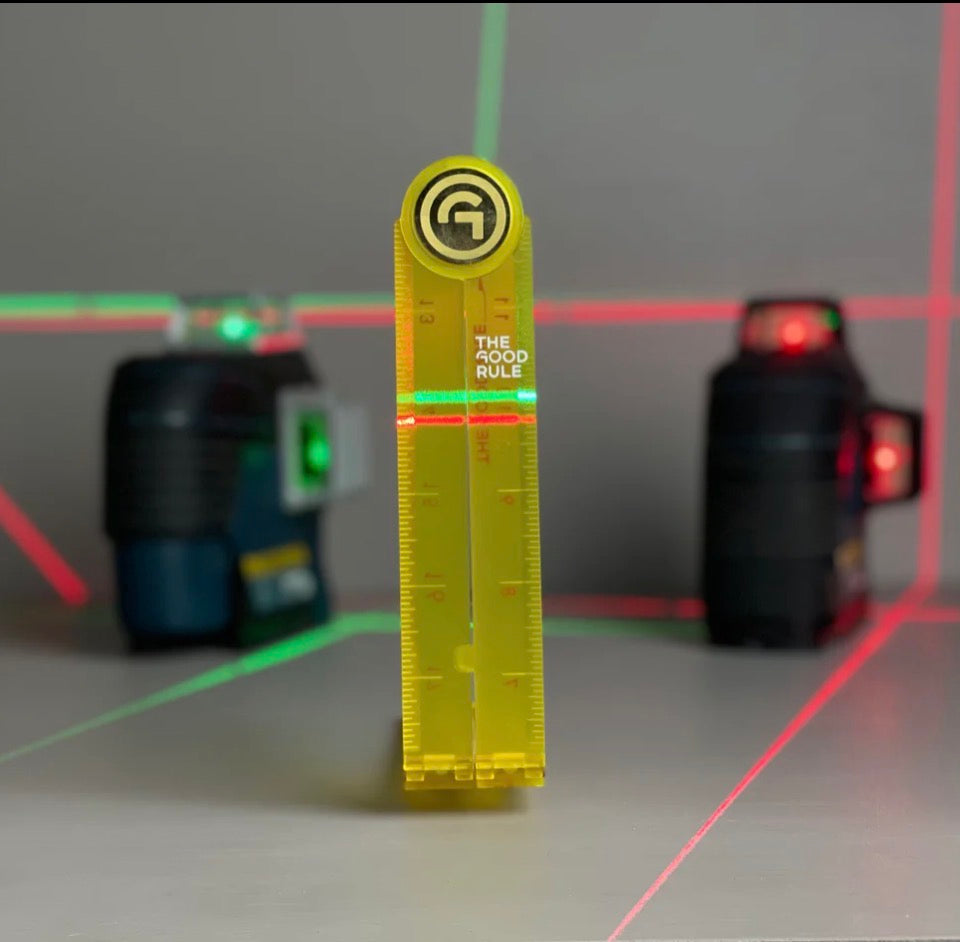 Laser Edition! The Good Rule 600mm or 24inch Folding Builders Ruler (metric or imperial)