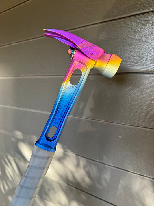 Martinez M4 - Blue with pink Ti4 titanium head