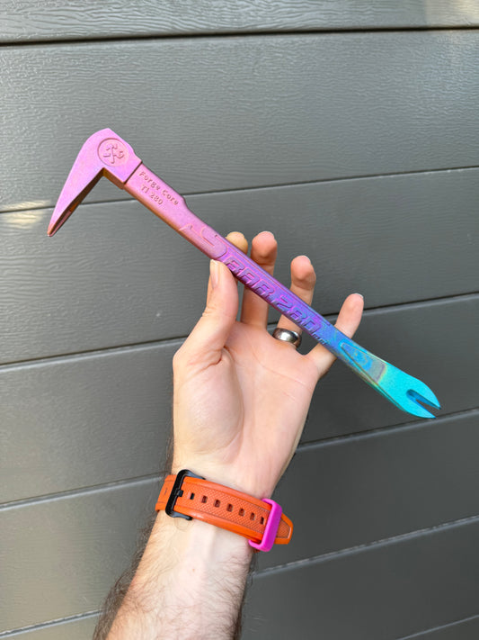 Titanium 280mm S-Bar nail puller bar