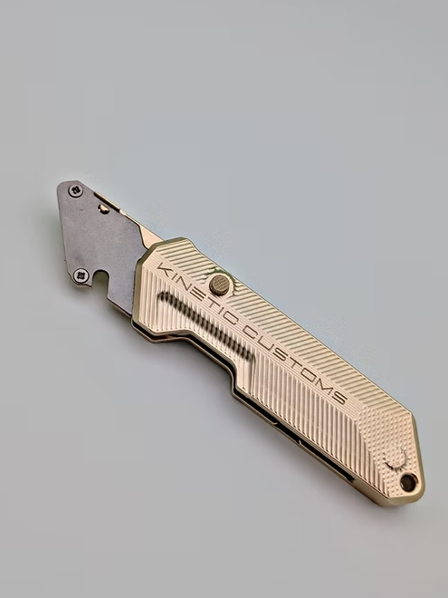 Solid Brass Reaper Version 2 with blade storage